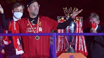 Jurgen Klopp has become a beloved figure in Liverpool as he prepares to take his leave of the club. (AP PHOTO)